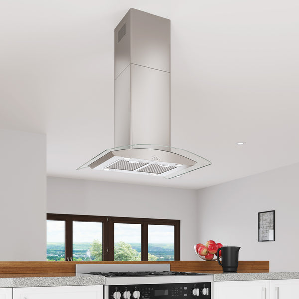 IGCC630 30 in. Island Glass Range Hood in Stainless Steel