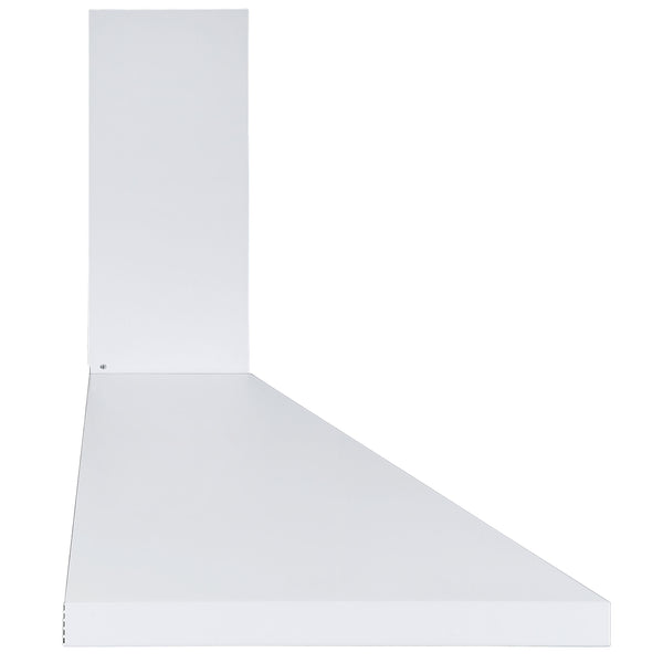 36 in. Convertible Wall-Mounted Pyramid Range Hood in White