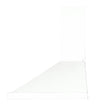 Hotte de cuisine pyramidale convertible à fixation murale en acier inoxydable blanc de 76,2 cm (30 po)