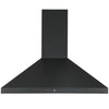 Ancona 30 in. Convertible Wall-Mounted Pyramid Range Hood in Matte Black