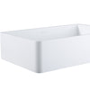 Ancona vasque rectangulaire Pure Stone de la gamme Holbrook en blanc