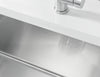 Holbrook Pure Stone Farmhouse 30 in. Single Bowl Kitchen Sink in White and Stainless Steel