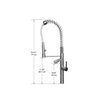 Acero Pull Down Single Handle Kitchen Faucet