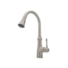 Villa Single Handle Pull-out Kitchen Faucet in Brushed Nickel