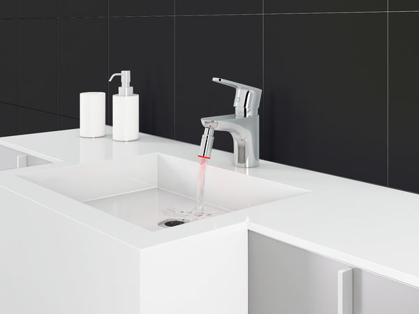 Sola Bathroom Chrome Faucet with LED Light
