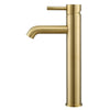 Ancona Argenta Single Hole Single-Handle Vessel Bathroom Faucet in Brushed Champagne Gold