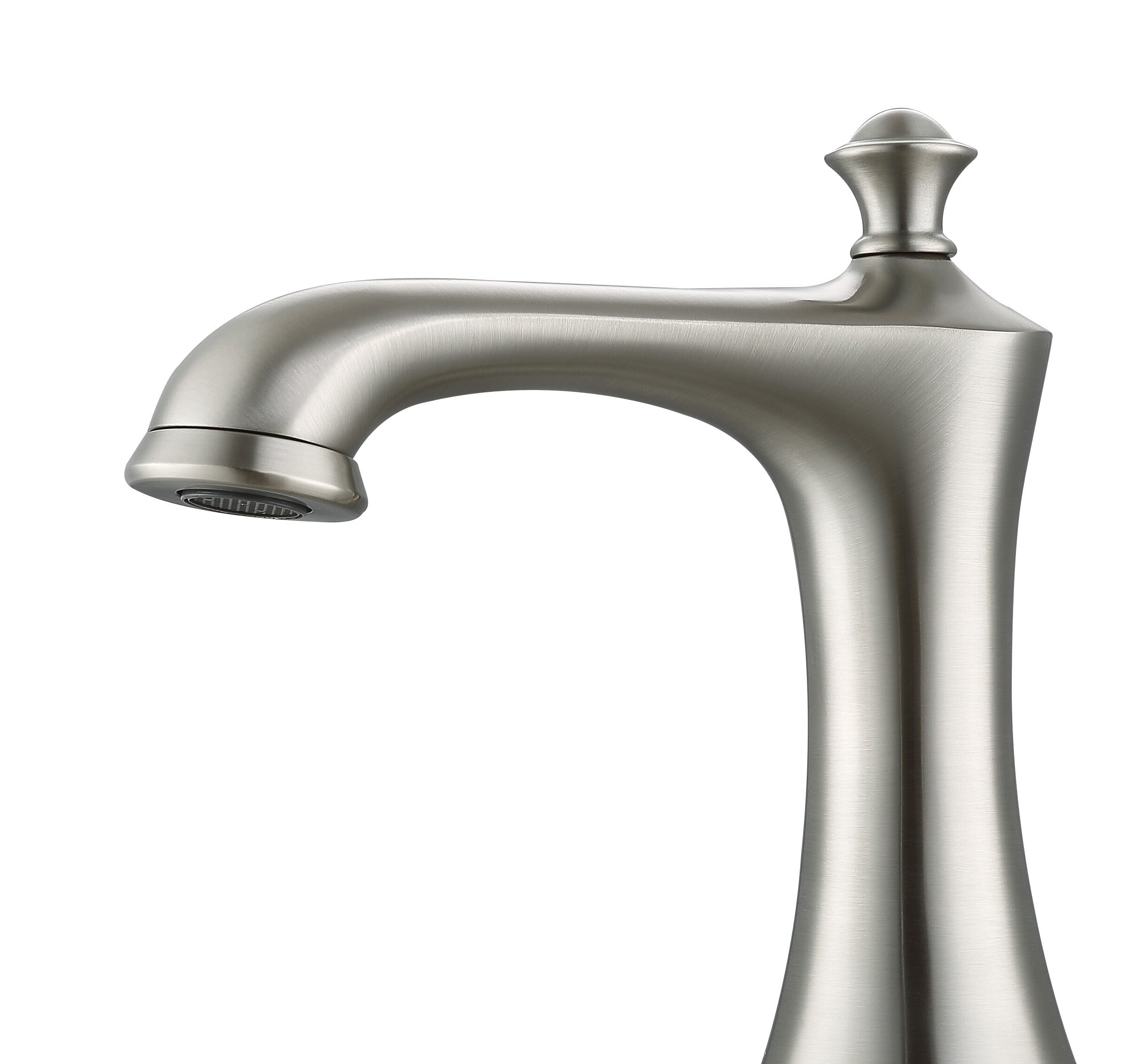 Peonia Widespread Bathroom Faucet in Brushed Nickel