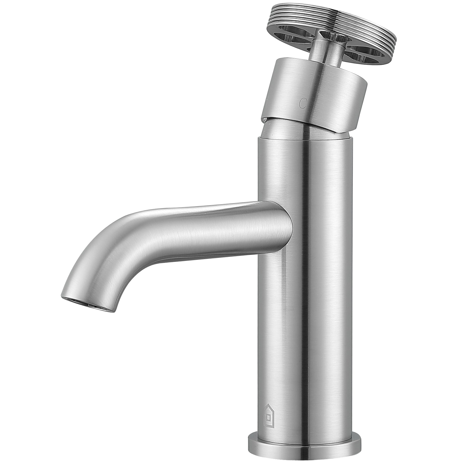 Ancona robinet de salle de bain monocommande de la gamme Nova en nickel brossé