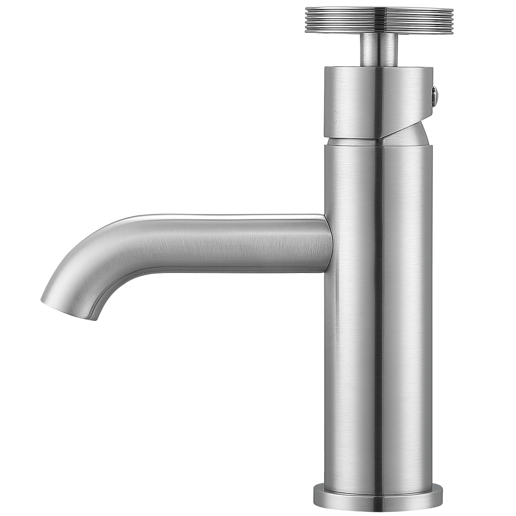 Ancona Nova Series Single Lever Bathroom Faucet in Brushed Nickel