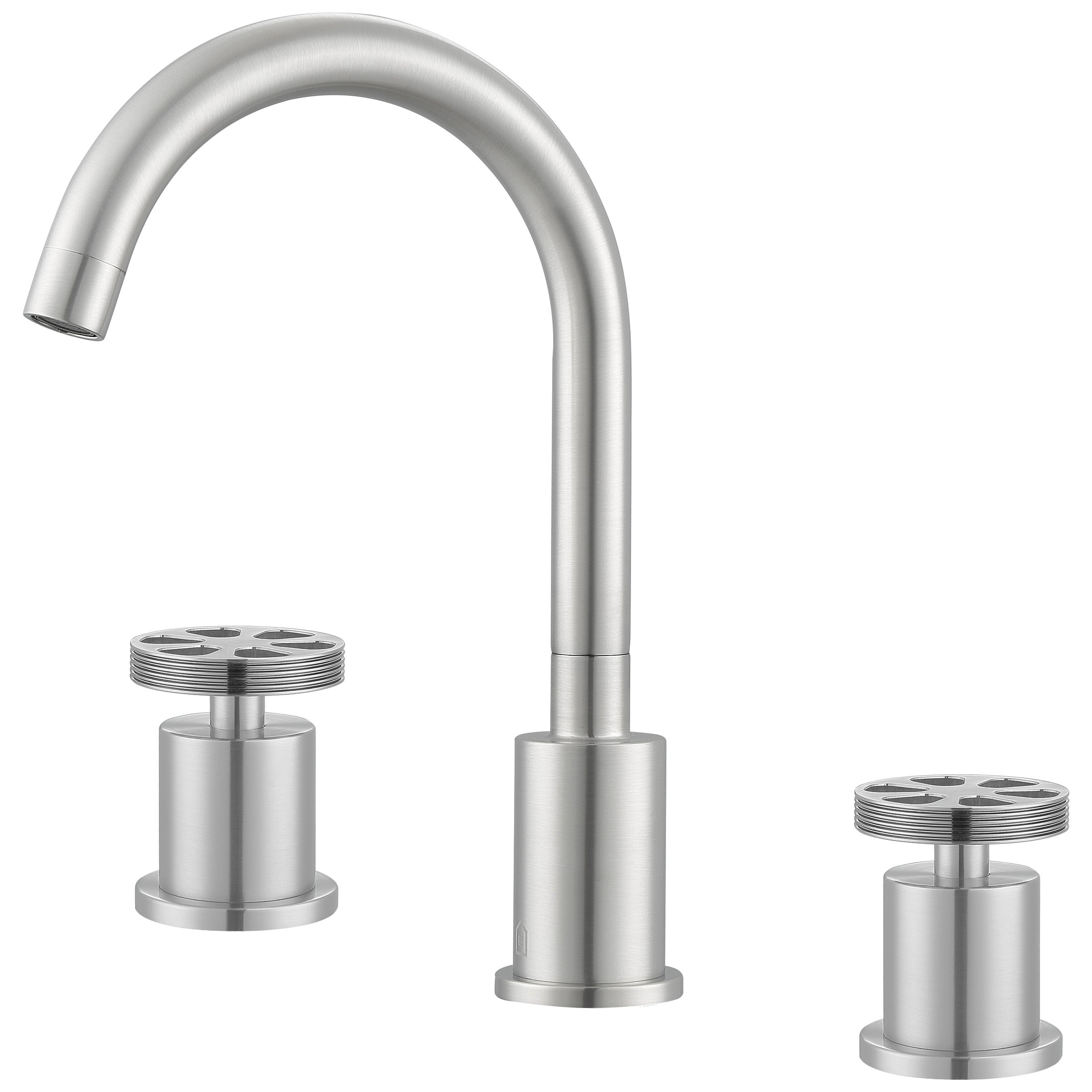 Ancona Nova Series Widespread Bathroom Faucet in Brushed Nickel