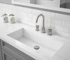 Ancona Nova Series Widespread Bathroom Faucet in Brushed Nickel