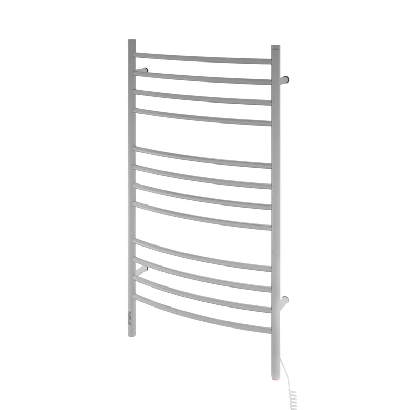 Lustra OBT 12 Bar Dual Wall Mount Towel Warmer with Integrated On-Board Timer in Brushed Stainless Steel