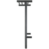 Ancona Miazzo 5-Bar Wall Mount Plug-In and Hardwire Towel Warmer with Shelf, and WiFi Timer in Matte Black