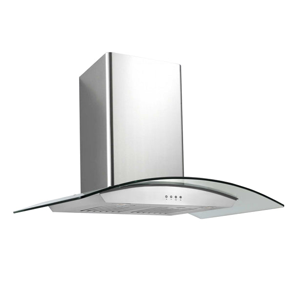 36 in. Tornado II Glass Canopy 600 CFM Wall Mount Range Hood