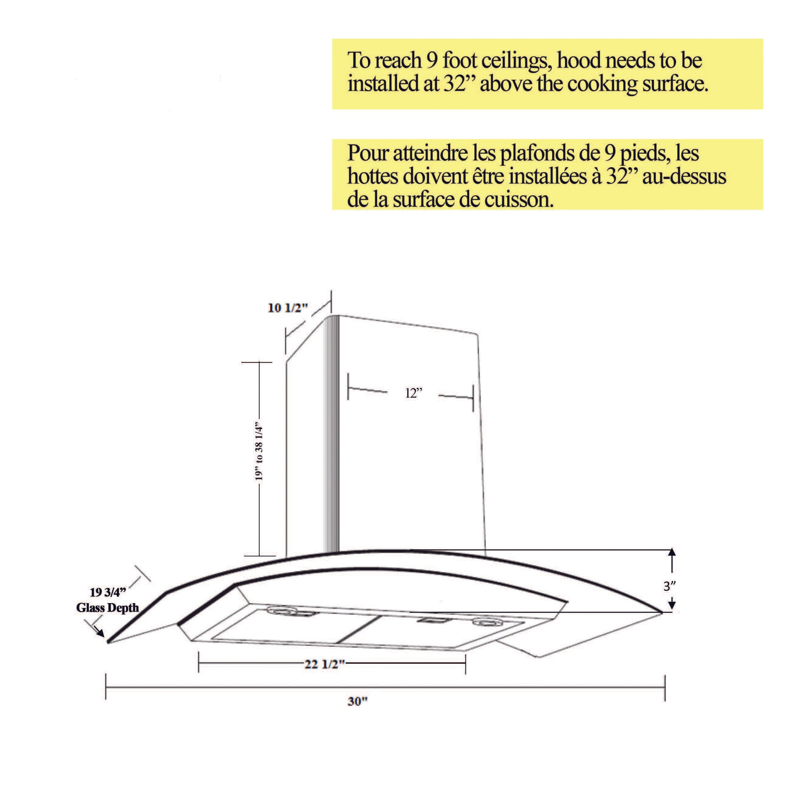 Wall Glass Canopy 30