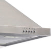 30-Inch Pyramid with Rim Stainless Steel 450 CFM Wall Mount Range Hood