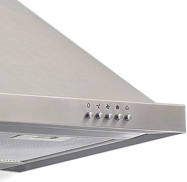 30-Inch Pyramid with Rim Stainless Steel 450 CFM Wall Mount Range Hood