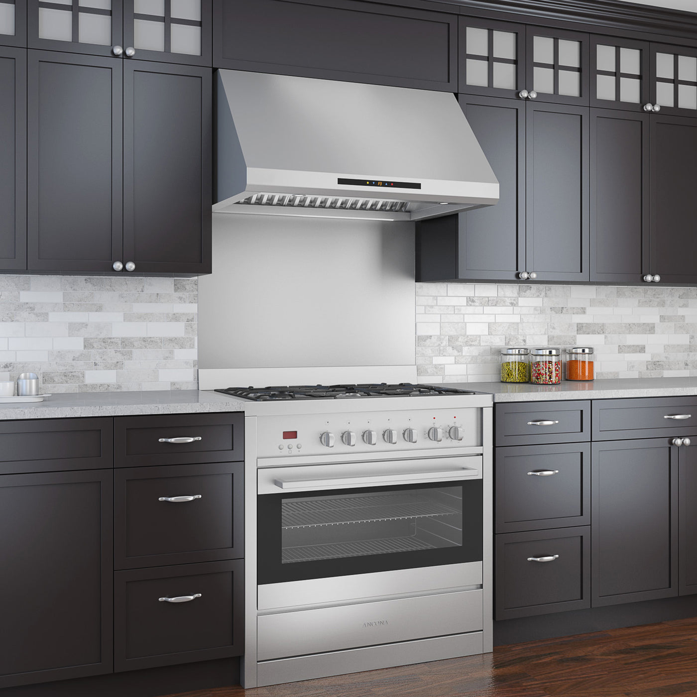 Stainless Steel Backsplash 36 inch