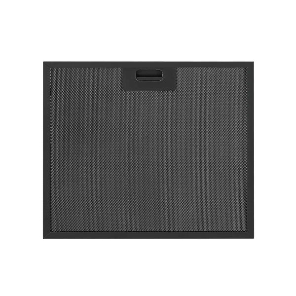 Black aluminum range hood filter