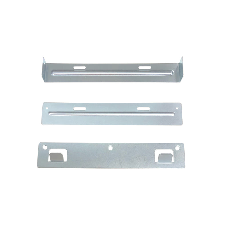 Upper, lower and hood mounting brackets