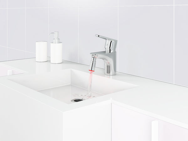 Sola Bathroom Chrome Faucet with LED Light