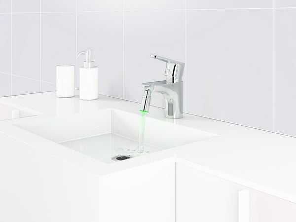 Sola Bathroom Chrome Faucet with LED Light