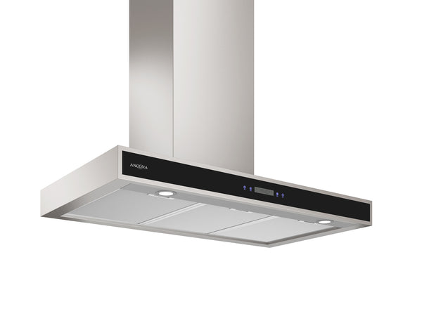 WRP436 36 in. Convertible Wall Mounted Range Hood with LED Lights in Stainless Steel