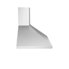 WPL430 30 in. Wall Mounted Pyramid Range Hood in Stainless Steel with LED lights