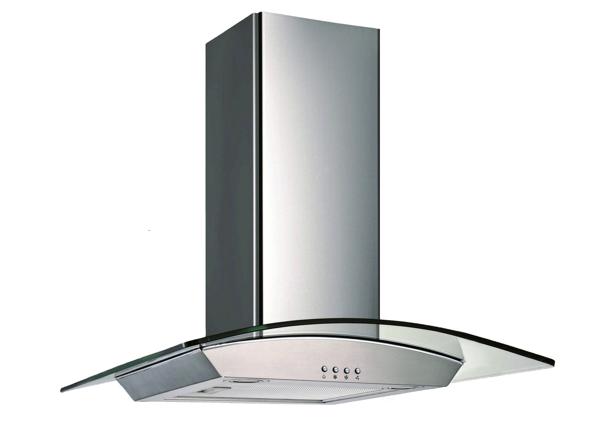 GCP430 30 in. Wall Mounted Range Hood with a Stainless Steel Body and Glass Canopy