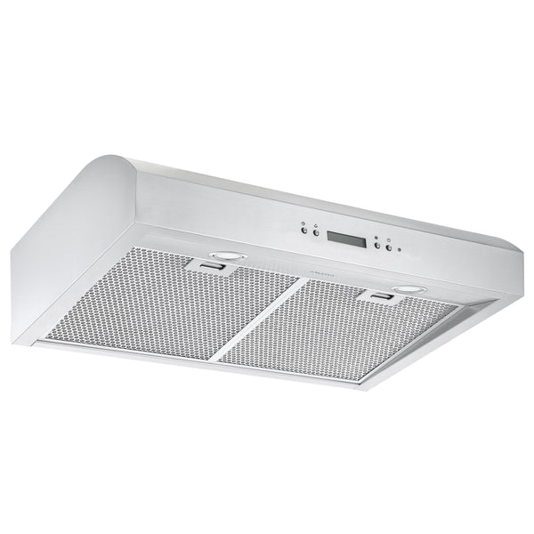 30 in. Under Cabinet Range Hood in Stainless Steel with Night Light Feature