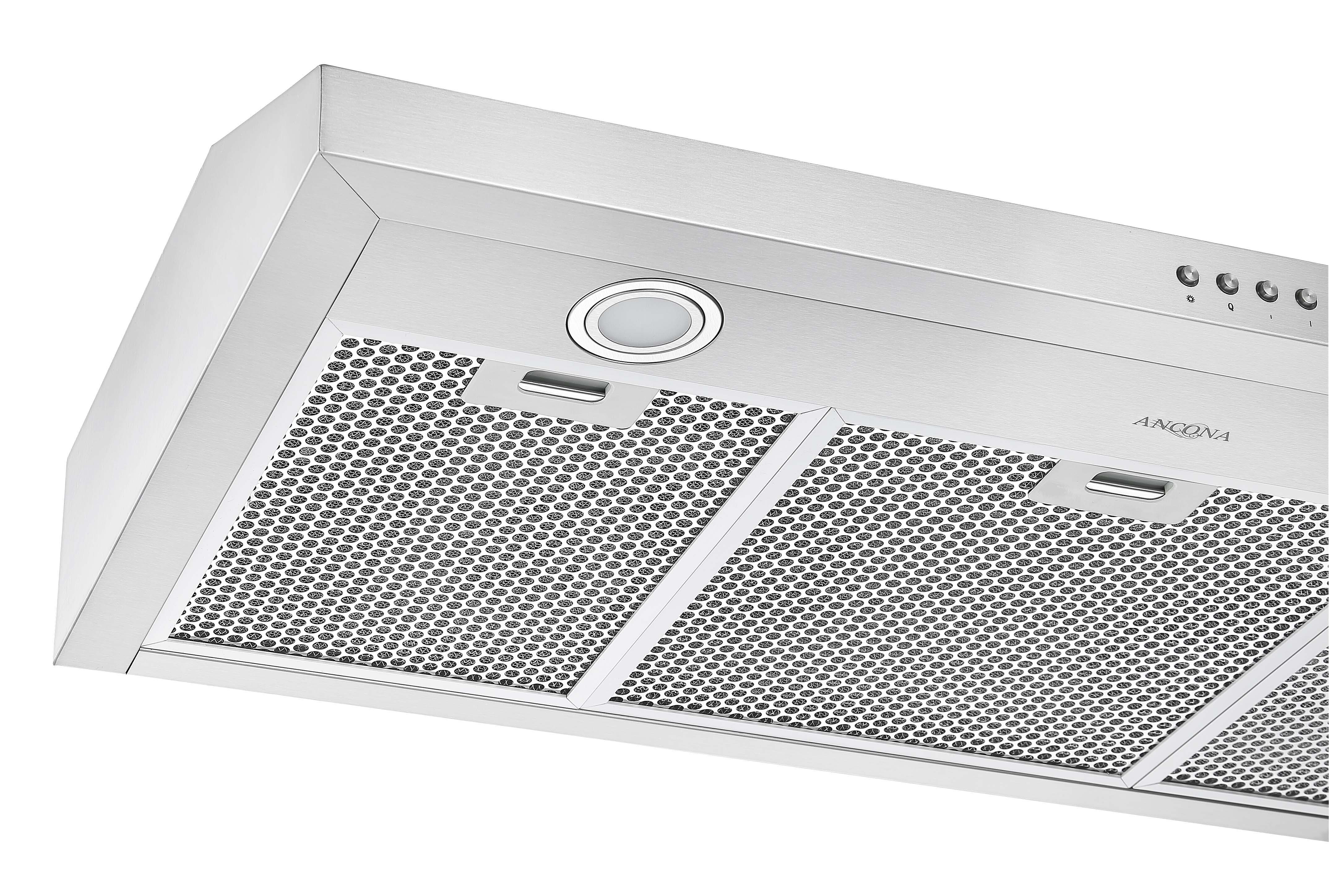 Slim S2C 36 in. 575 CFM Ducted Under Cabinet Range Hood in Stainless Steel