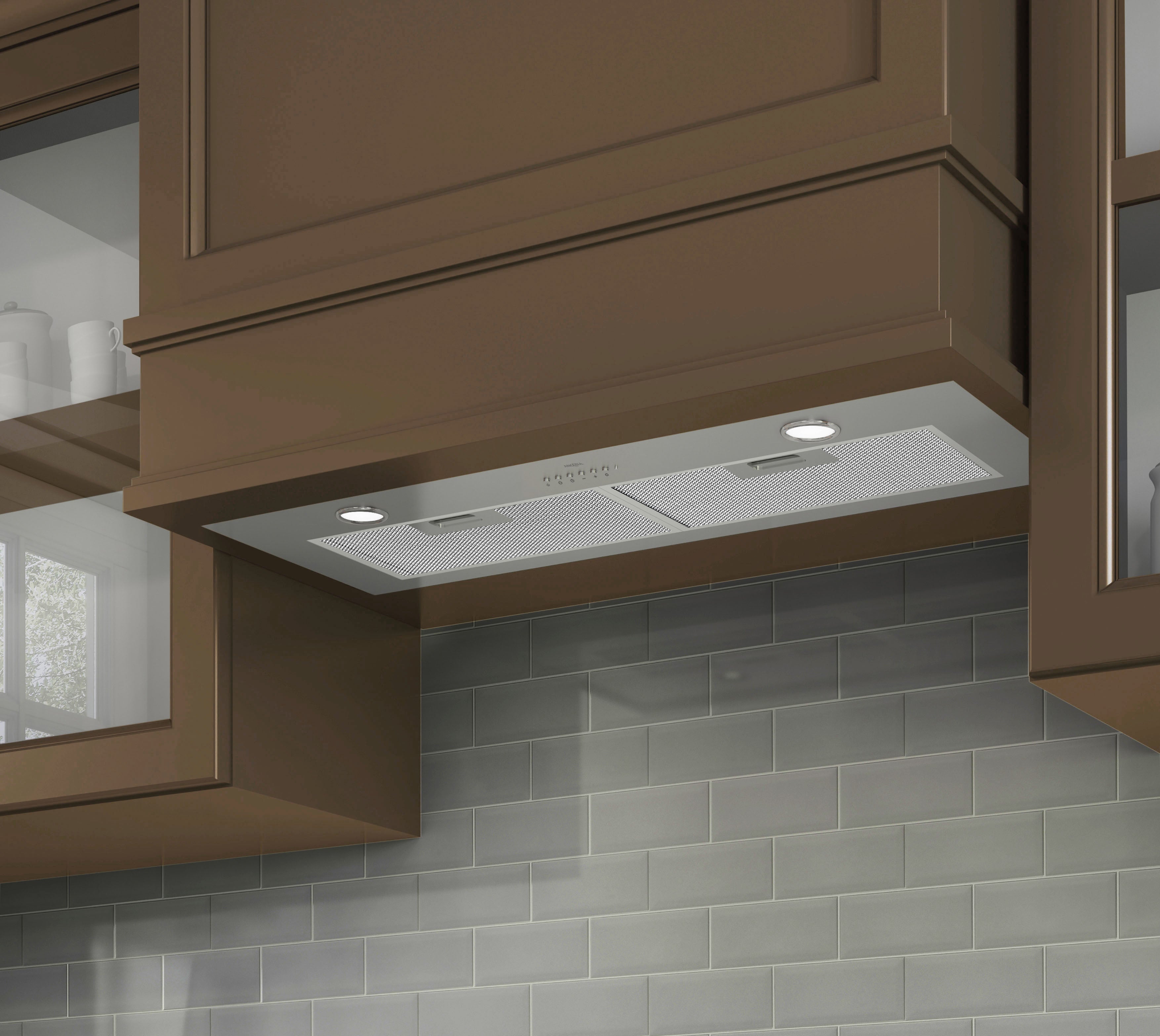 28 in. Ducted Stainless Steel Undercabinet Range Hood Insert with Night Light Feature