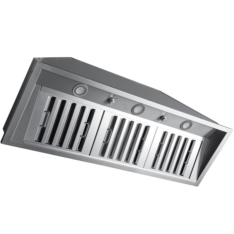 Ancona Pro 46″ 600 CFM Ducted Insert Range Hood in Stainless Steel