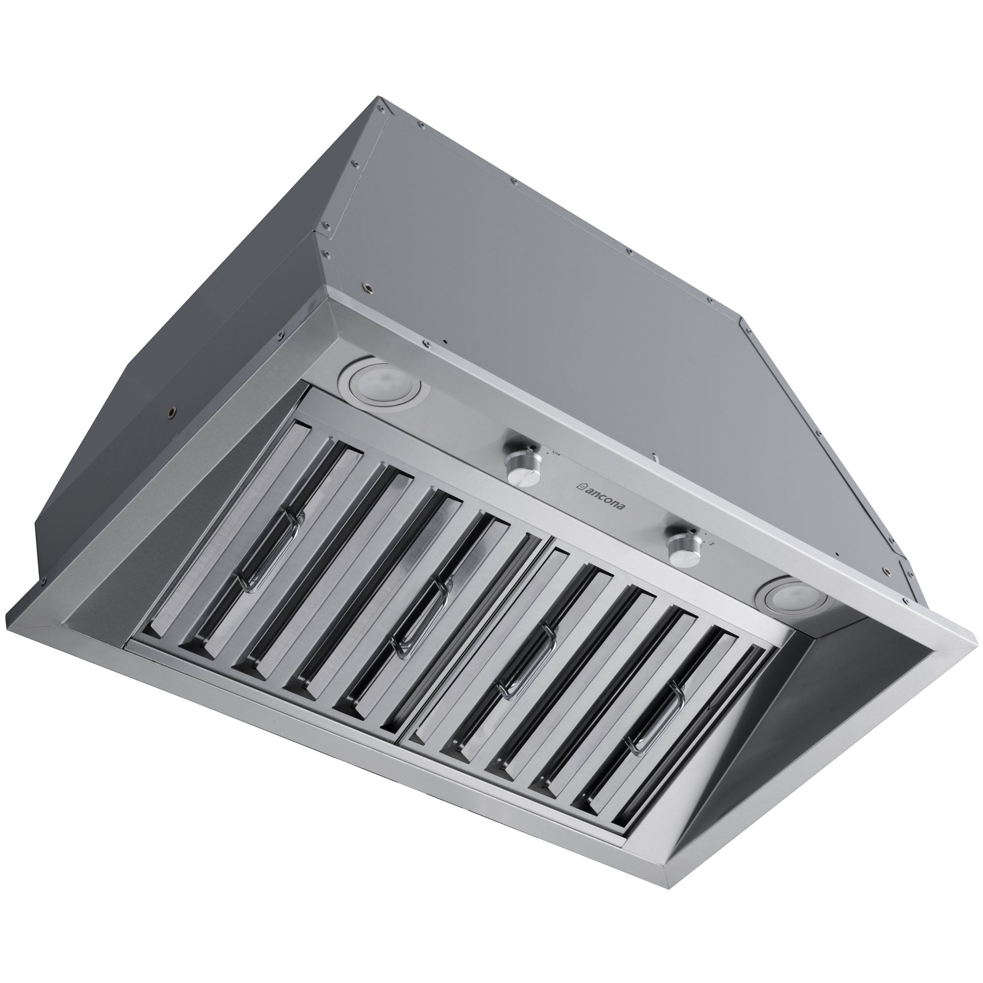 Ancona Pro 28” 600 CFM Ducted Insert Range Hood in Stainless Steel - AN-1329