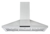 WPNL636 36 in. Wall Mount Pyramid Range Hood in Stainless Steel with Night Light Feature