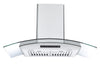 GCL636 36 in. Wall Mount Glass Canopy Range Hood in Stainless Steel with Night Light Feature