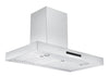 Moderna 36 in. Wall Mount Range Hood in Stainless Steel with Night Light Feature