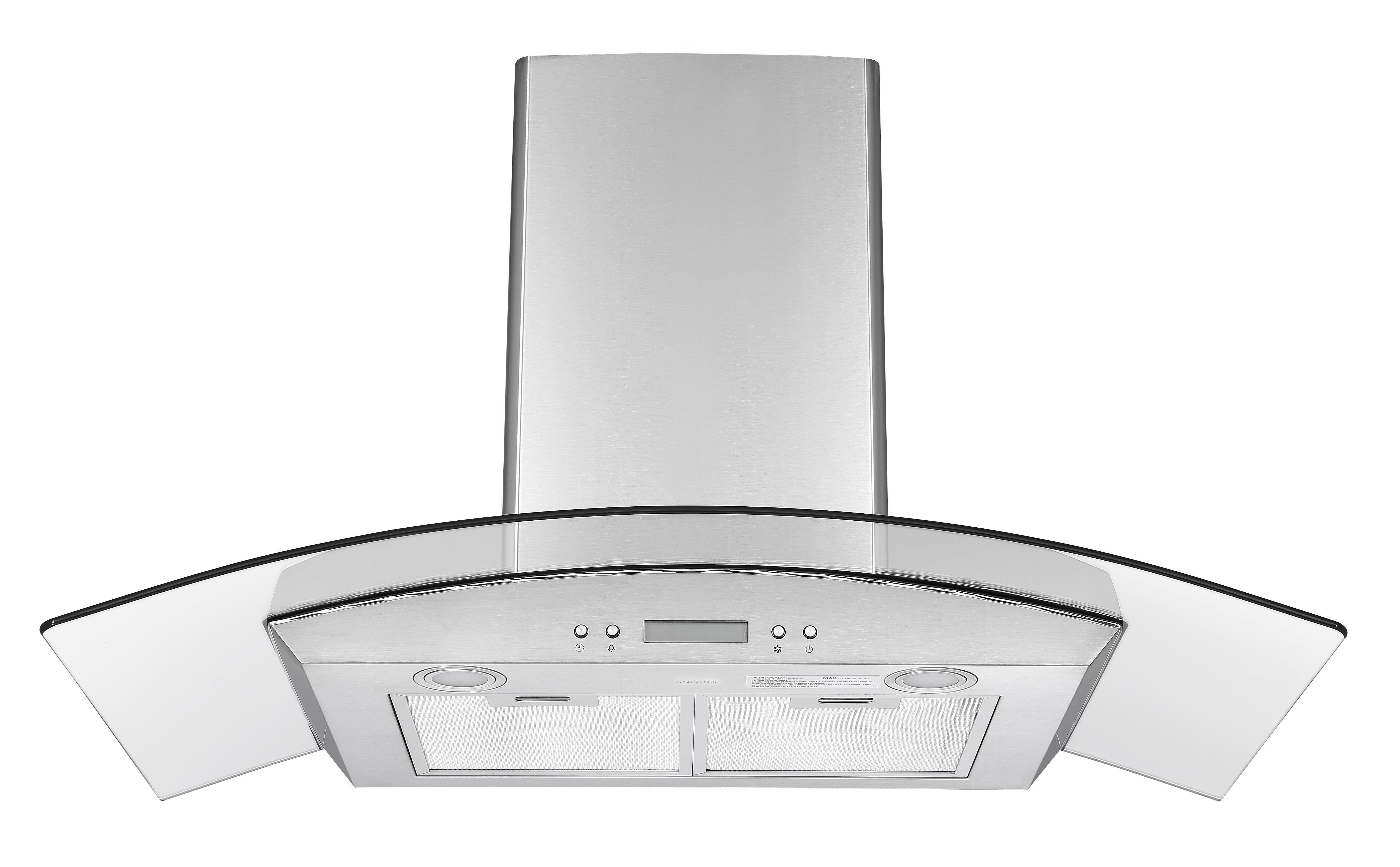 GCHD436 36 in. Glass Canopy Range Hood in Stainless Steel