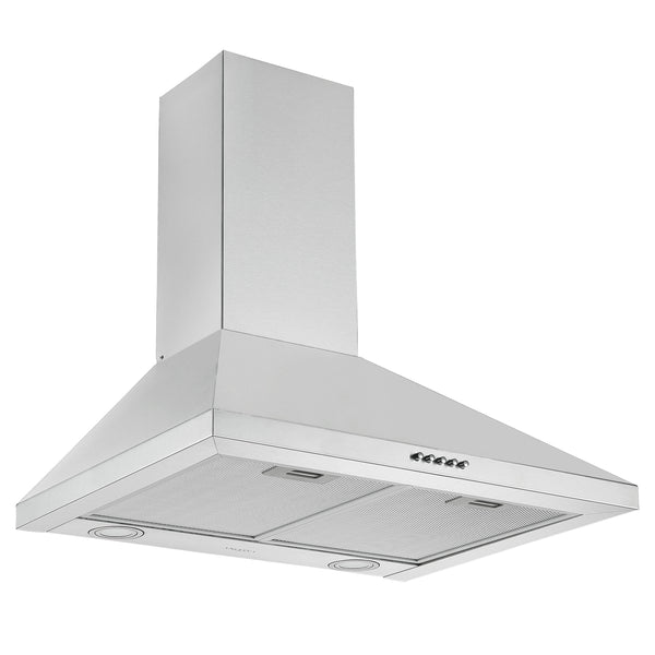24 in. Convertible Wall Pyramid Range Hood in Stainless Steel