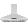 36 in. Convertible Wall-Mounted Pyramid Range Hood in Stainless Steel