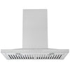 WPL630 30 in. Convertible Wall-Mounted Pyramid Range Hood in Stainless Steel with Night Light Feature