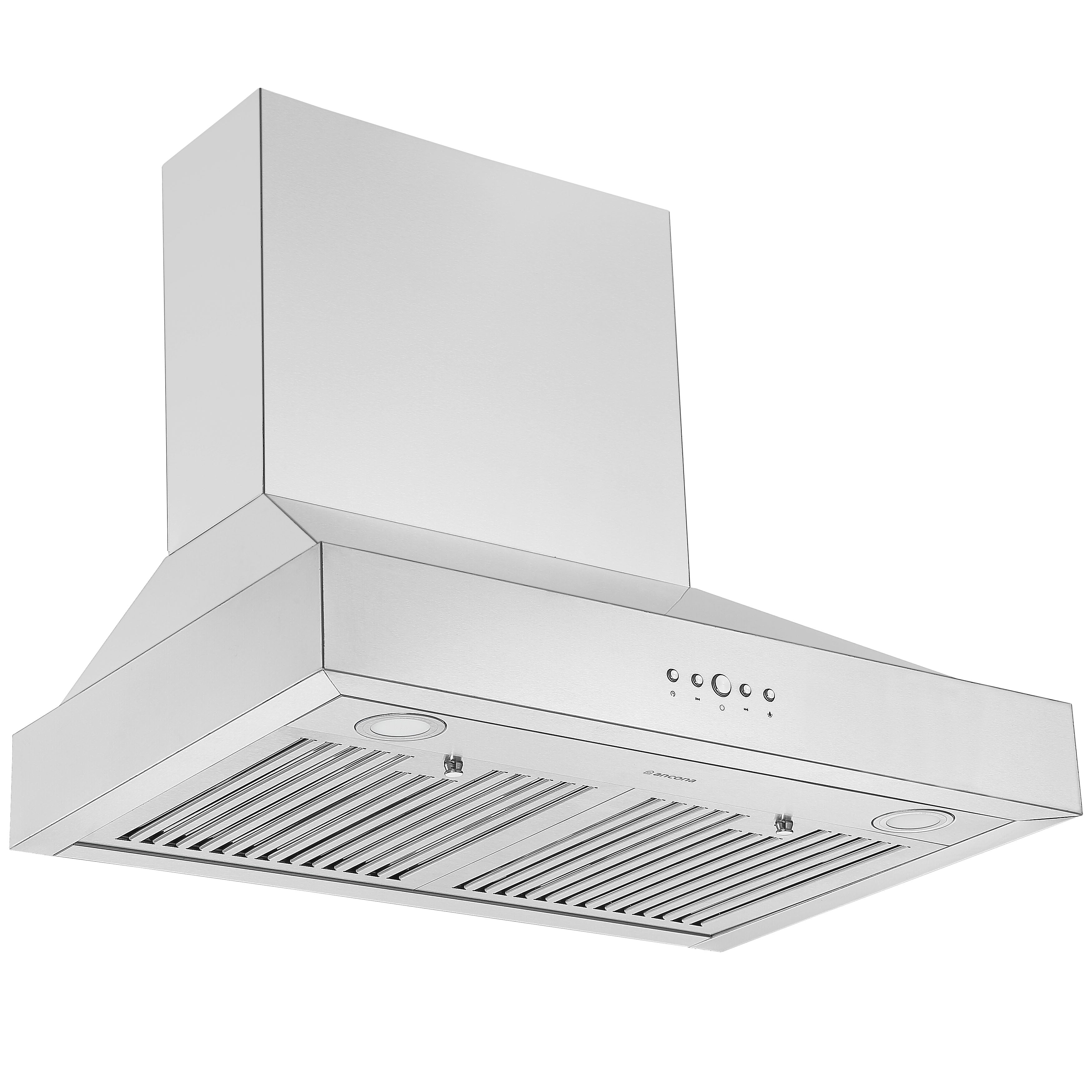 30 in. Pro Series Wall-Mounted Pyramid Range Hood in Stainless Steel