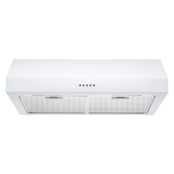 Ancona 30" Ducted Under Cabinet Range Hood in White