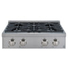 Ancona 2-piece Kitchen Appliance Package with 30" Commercial Style Gas Cooktop with 600 CFM Ducted Built-in Range Hood