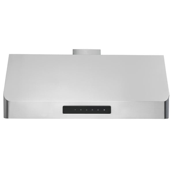 Ancona 2-piece Kitchen Appliance Package with 30" Gas Range and 650 CFM Ducted Undercabinet Range Hood with Night Light