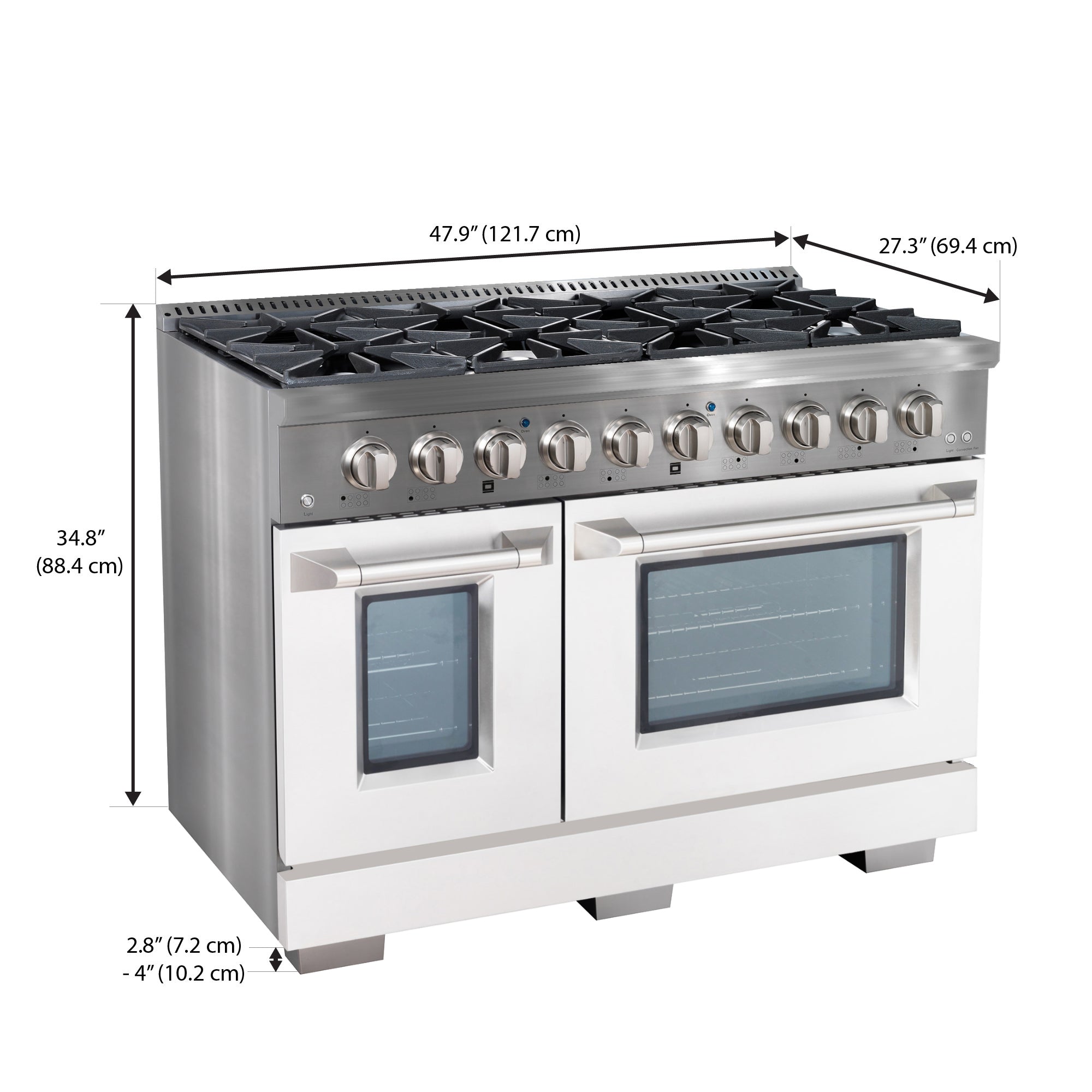 Ancona 2-piece Kitchen Appliance Package with 48