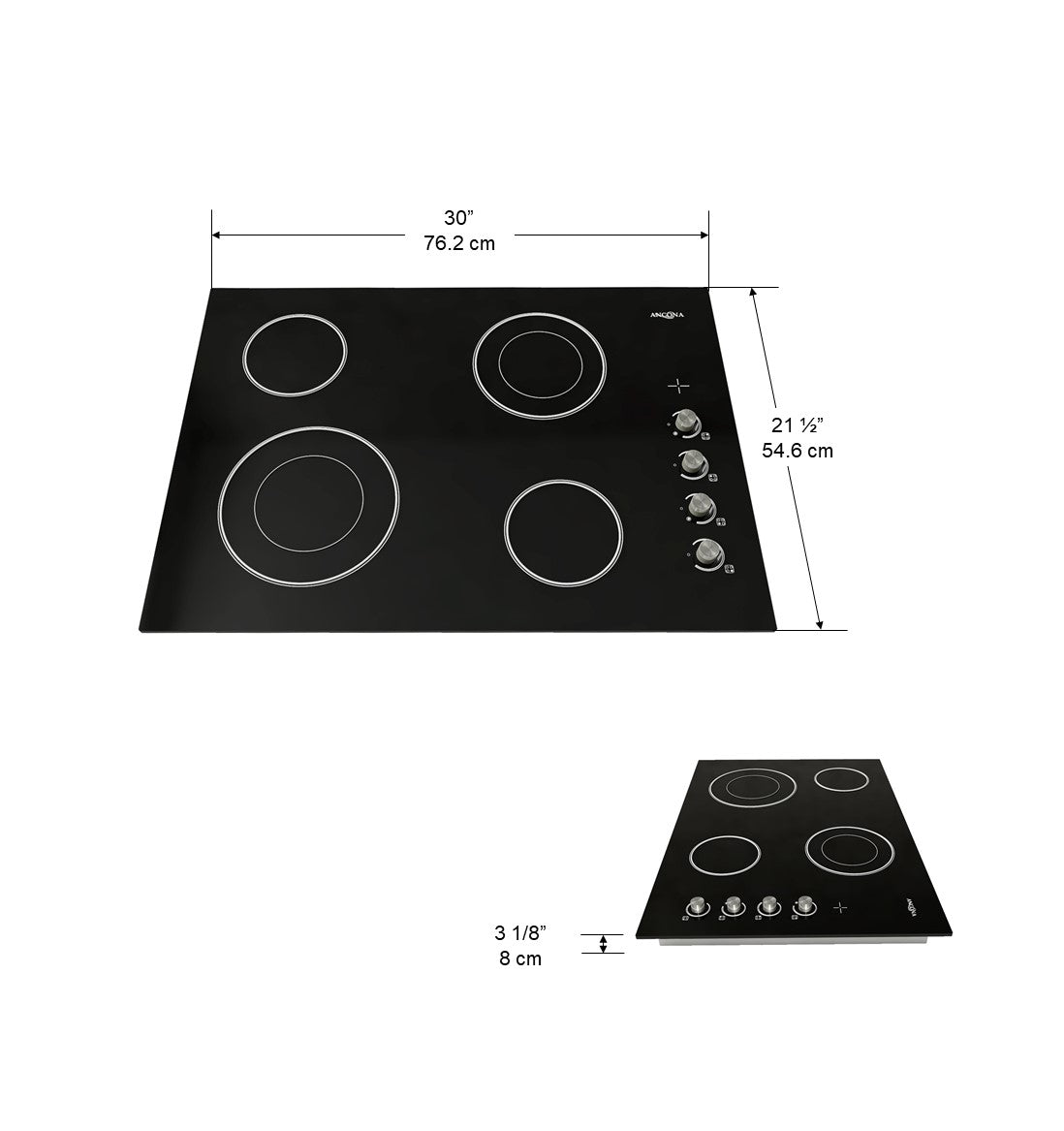 Table de cuisson Select en vitrocéramique et à éléments radiants 30 po