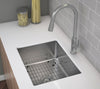 Valencia Series 25 in x 22 in. Compact Dual Mount Single Bowl Kitchen Sink