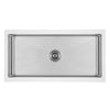 Ancona Undermount 36" Single Bowl Farmhouse Apron Front Kitchen Sink in White and Stainless Steel