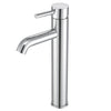 Ancona Holbrook Bathroom Vessel Sink in White with Argenta Vessel Bathroom Faucet in Chrome